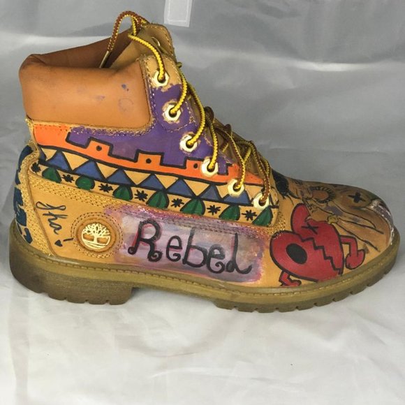 Customized Women's Timberland Boots Womens size 7 Mens Size 5 1/2 - Picture 5 of 11